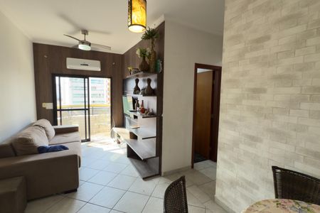 Sala de apartamento para alugar com 2 quartos, 78m² em Aviação, Praia Grande
