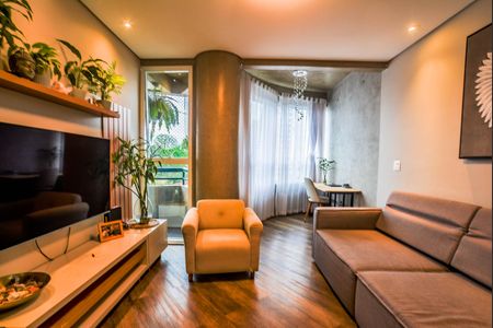 Sala de apartamento à venda com 2 quartos, 90m² em Jardim Bela Vista, Santo André