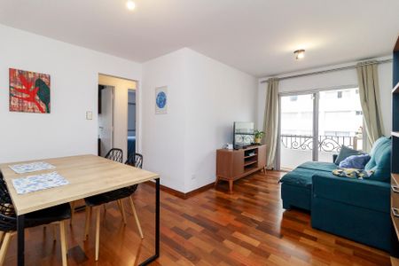 Sala de apartamento à venda com 2 quartos, 70m² em Chácara Santo Antônio (zona Sul), São Paulo