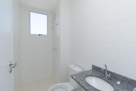 Banheiro Social de apartamento à venda com 2 quartos, 48m² em Novo Riacho, Contagem