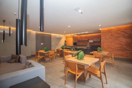 Studio para alugar com 36m², 1 quarto e 1 vagaÁrea gourmet