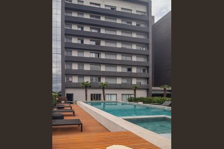 Área comum - Piscina de kitnet/studio para alugar com 1 quarto, 36m² em Teresópolis, Porto Alegre