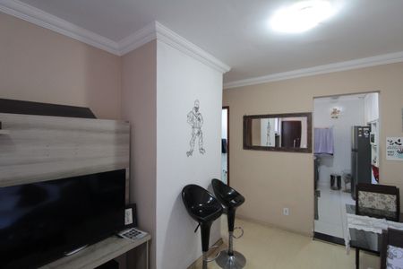 Sala de apartamento à venda com 2 quartos, 54m² em Frei Leopoldo, Belo Horizonte