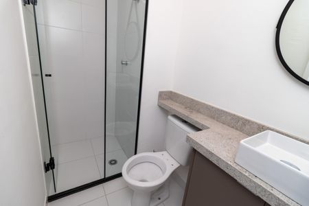 Apartamento para alugar com 28m², 1 quarto e sem vagaBanheiro da Suíte