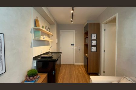 Sala de apartamento à venda com 1 quarto, 24m² em Pinheiros, São Paulo