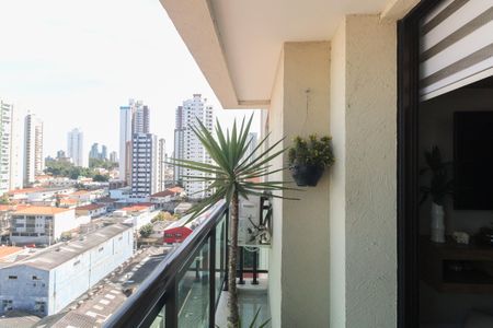 Varanda  de apartamento à venda com 2 quartos, 60m² em Chácara Santo Antônio (zona Leste), São Paulo