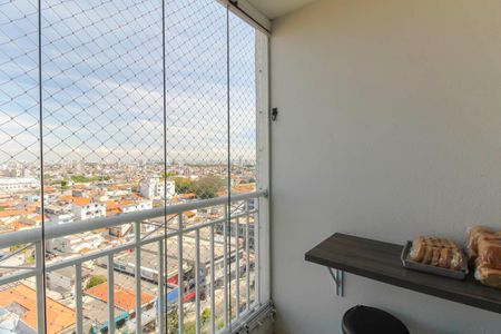 Varanda da Sala de apartamento à venda com 3 quartos, 75m² em Parque São Lucas, São Paulo