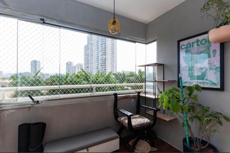 Varanda Estendida de apartamento à venda com 2 quartos, 49m² em Barra Funda, São Paulo