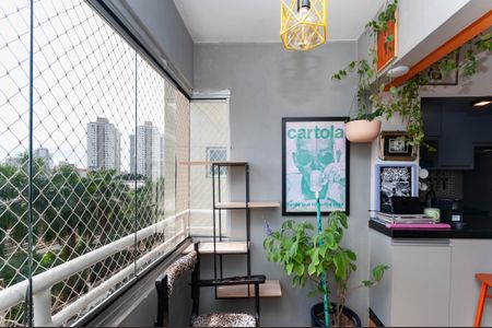 Varanda Estendida de apartamento à venda com 2 quartos, 49m² em Barra Funda, São Paulo