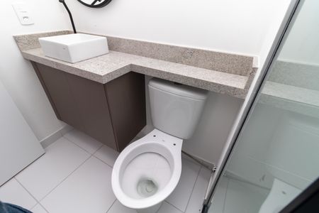 Apartamento para alugar com 28m², 1 quarto e sem vagaBanheiro da Suíte