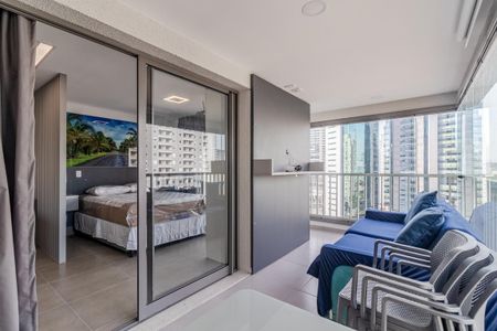 Studio para alugar com 44m², 1 quarto e sem vagaVaranda