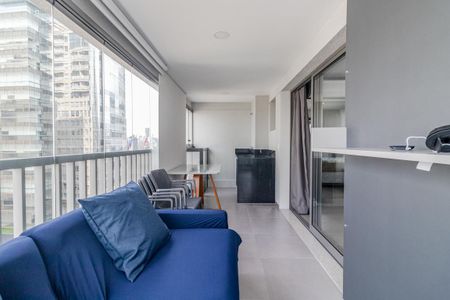 Studio para alugar com 44m², 1 quarto e sem vagaVaranda