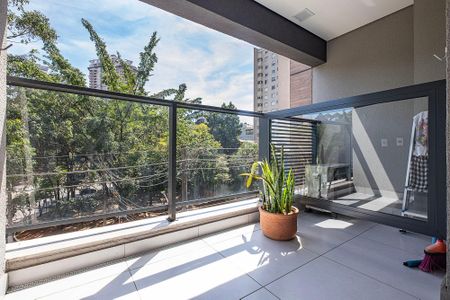 Varanda do Studio de kitnet/studio para alugar com 1 quarto, 28m² em Pinheiros, São Paulo