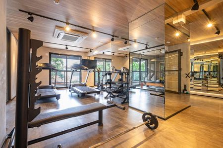 Studio para alugar com 28m², 1 quarto e sem vaga Studio para alugar com 28m², 1 quarto e sem vagaAcademia