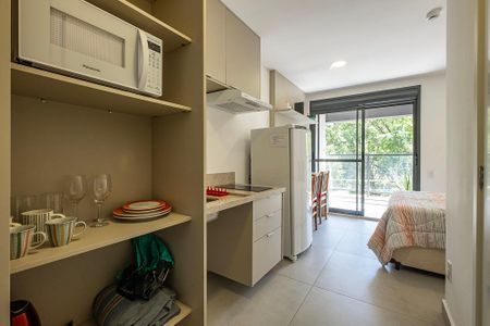 Studio para alugar com 28m², 1 quarto e sem vaga Studio para alugar com 28m², 1 quarto e sem vagaCozinha