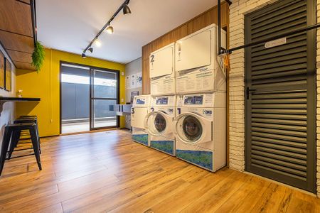 Studio para alugar com 28m², 1 quarto e sem vaga Studio para alugar com 28m², 1 quarto e sem vagaLavanderia