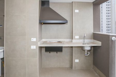 Varanda Gourmet de apartamento à venda com 3 quartos, 127m² em Vila Anastácio, São Paulo