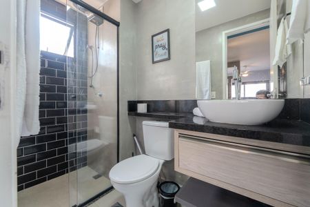 Studio para alugar com 24m², 1 quarto e sem vaga Studio para alugar com 24m², 1 quarto e sem vagaBanheiro