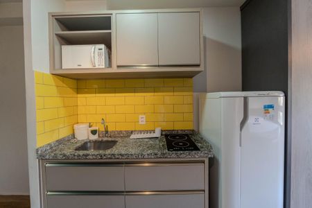 Studio para alugar com 24m², 1 quarto e sem vaga Studio para alugar com 24m², 1 quarto e sem vagaCozinha