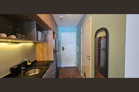 Studio para alugar com 28m², 1 quarto e sem vaga Studio para alugar com 28m², 1 quarto e sem vagaCozinha