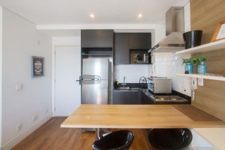 Cozinha de kitnet/studio para alugar com 1 quarto, 38m² em Chácara Santo Antônio (zona Sul), São Paulo