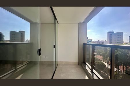 Varanda de apartamento à venda com 2 quartos, 71m² em Sion, Belo Horizonte