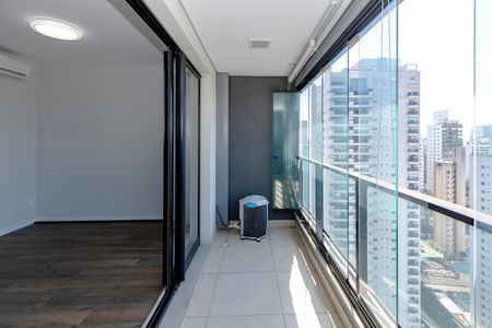 Varanda de apartamento à venda com 1 quarto, 37m² em Campo Belo, São Paulo