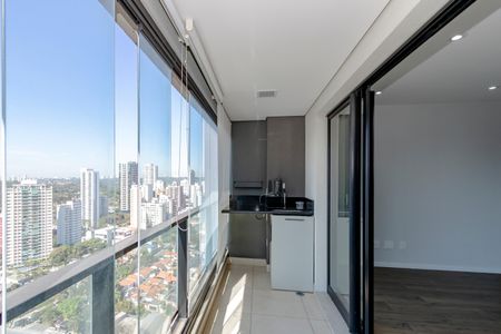 Varanda de apartamento à venda com 1 quarto, 37m² em Campo Belo, São Paulo