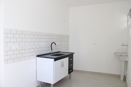 Cozinha de kitnet/studio para alugar com 1 quarto, 26m² em Vila Regente Feijó, São Paulo