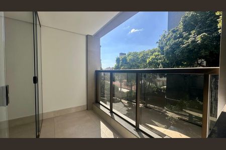 Varanda de apartamento à venda com 2 quartos, 71m² em Sion, Belo Horizonte