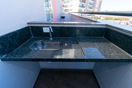 Varanda da Sala de apartamento para alugar com 1 quarto, 45m² em Vila Prudente, São Paulo