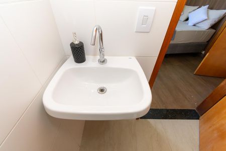 Apartamento para alugar com 45m², 1 quarto e sem vagaBanheiro da Suíte