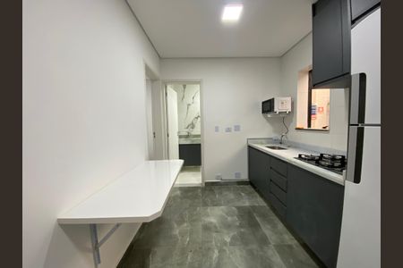 Cozinha de apartamento à venda com 1 quarto, 26m² em Vila Regente Feijó, São Paulo