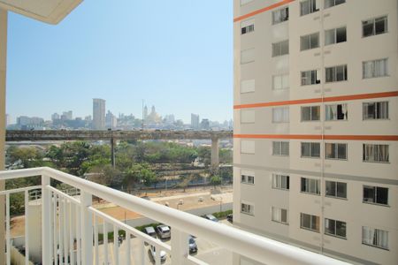 Varanda da Sala de apartamento para alugar com 1 quarto, 27m² em Penha de França, São Paulo