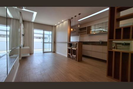 Sala de apartamento para alugar com 2 quartos, 62m² em Barreiros, São José