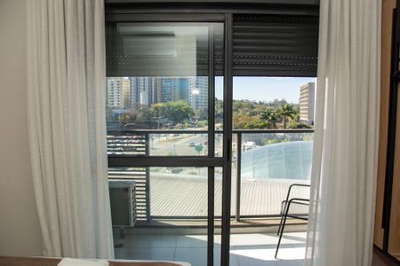 Vista da Sala de kitnet/studio à venda com 1 quarto, 26m² em Jardim das Acacias, São Paulo