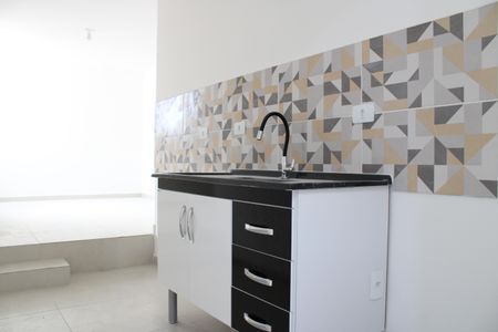 Cozinha de kitnet/studio para alugar com 1 quarto, 25m² em Vila Regente Feijó, São Paulo