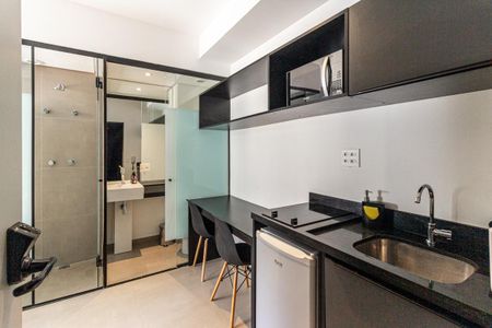 Studio à venda com 27m², 1 quarto e sem vaga Studio à venda com 27m², 1 quarto e sem vagaCozinha