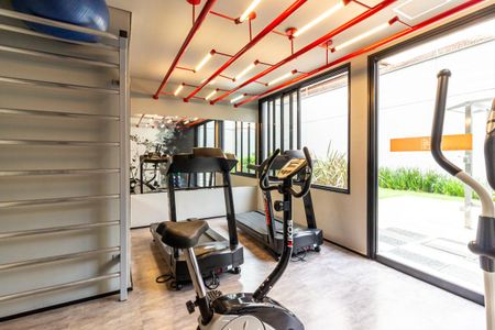 Studio à venda com 27m², 1 quarto e sem vaga Studio à venda com 27m², 1 quarto e sem vagaAcademia