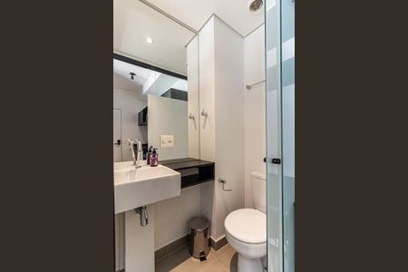Banheiro de kitnet/studio à venda com 1 quarto, 27m² em Campos Elíseos, São Paulo