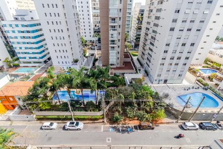 Vista Sala de apartamento à venda com 1 quarto, 33m² em Jardim Paulista, São Paulo