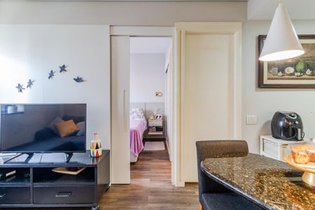 Sala de apartamento à venda com 1 quarto, 33m² em Jardim Paulista, São Paulo