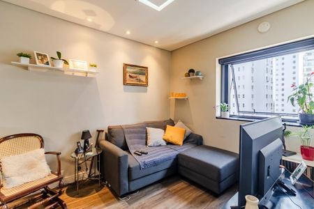 Sala de apartamento à venda com 1 quarto, 33m² em Jardim Paulista, São Paulo