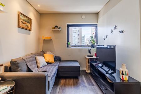 Sala de apartamento à venda com 1 quarto, 33m² em Jardim Paulista, São Paulo