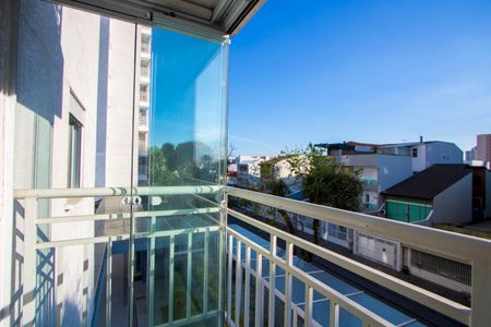 Varanda da sala de apartamento para alugar com 2 quartos, 45m² em Vila Leopoldina, Santo André