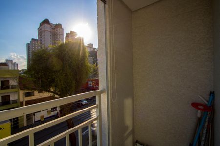 Varanda da sala de apartamento para alugar com 2 quartos, 45m² em Vila Leopoldina, Santo André
