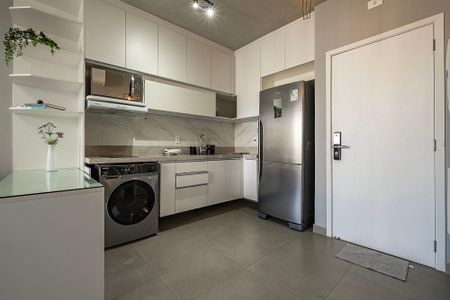 Sala/Cozinha de apartamento para alugar com 1 quarto, 45m² em Jardim Paulista, São Paulo