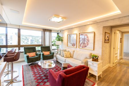 Sala de apartamento à venda com 3 quartos, 147m² em Tristeza, Porto Alegre