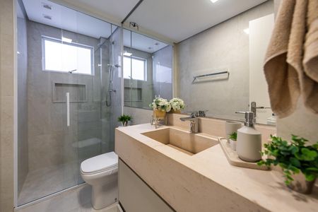 Apartamento para alugar com 127m², 3 quartos e 1 vaga Apartamento para alugar com 127m², 3 quartos e 1 vagaBanheiro do Quarto 3