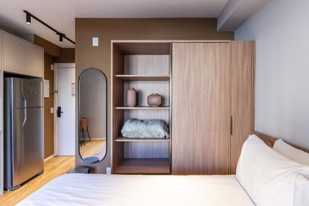 Studio para alugar com 24m², 1 quarto e sem vaga